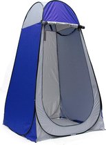 Pop-up douchetent Camping toilet blauw