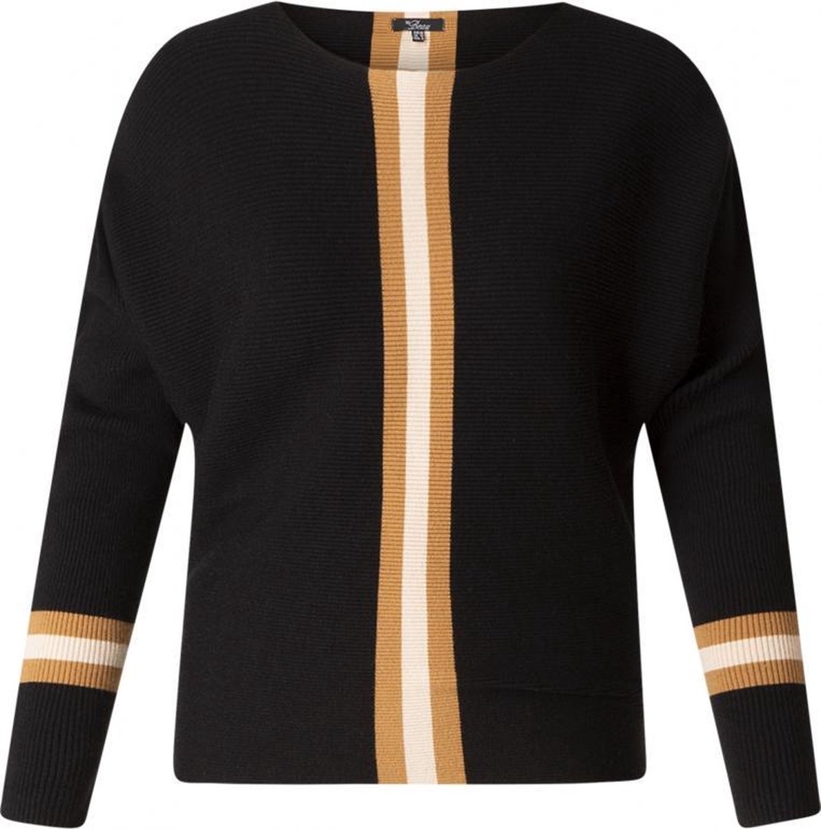 ES&SY Pieta Trui - Black/Multi-Colour - maat 38