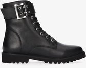 Tango | Bee 524-f black boot/strap/buckle silver - black sole | Maat: 40