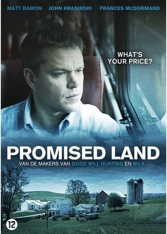 Matt Damon op de filmcover van Promised Land. Wat is jouw prijs?