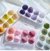 Make up Sponge in Beautybox Set // Beauty Egg For Makeup // Blender 8 Stuks // Mix colour