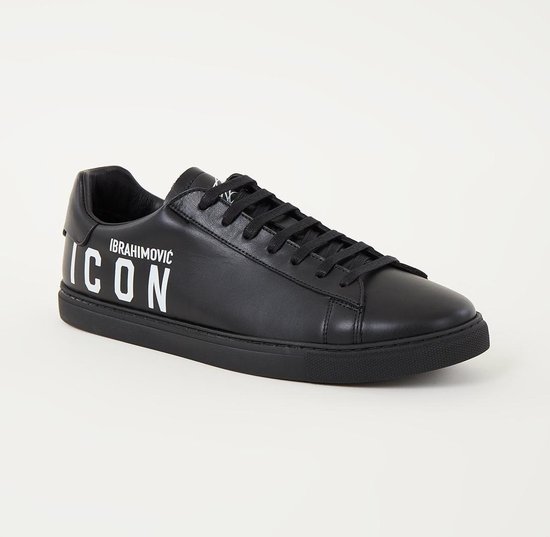 breng de actie kom tot rust huren Dsquared2 Icon Ibrahimovic New sneaker van leer - Zwart - Maat 42 | bol.com
