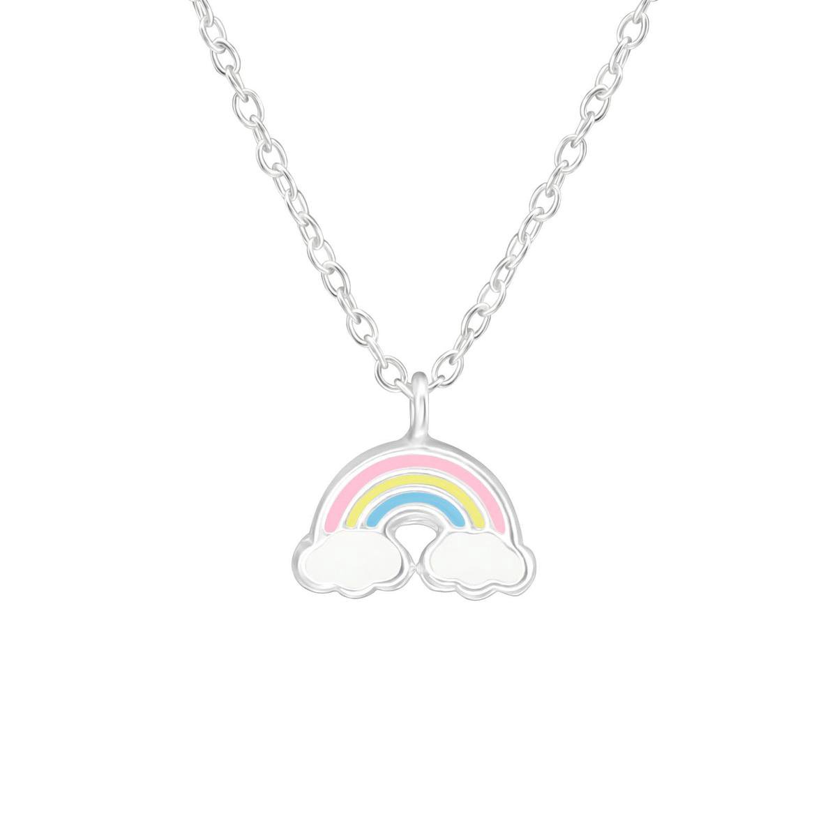 Di Lusso - Collier Elvira - Epoxy - Zilver 925 - Meisjes - 39 cm
