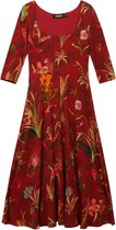 Desigual jurk flowers Gemengde Kleuren-M (38)