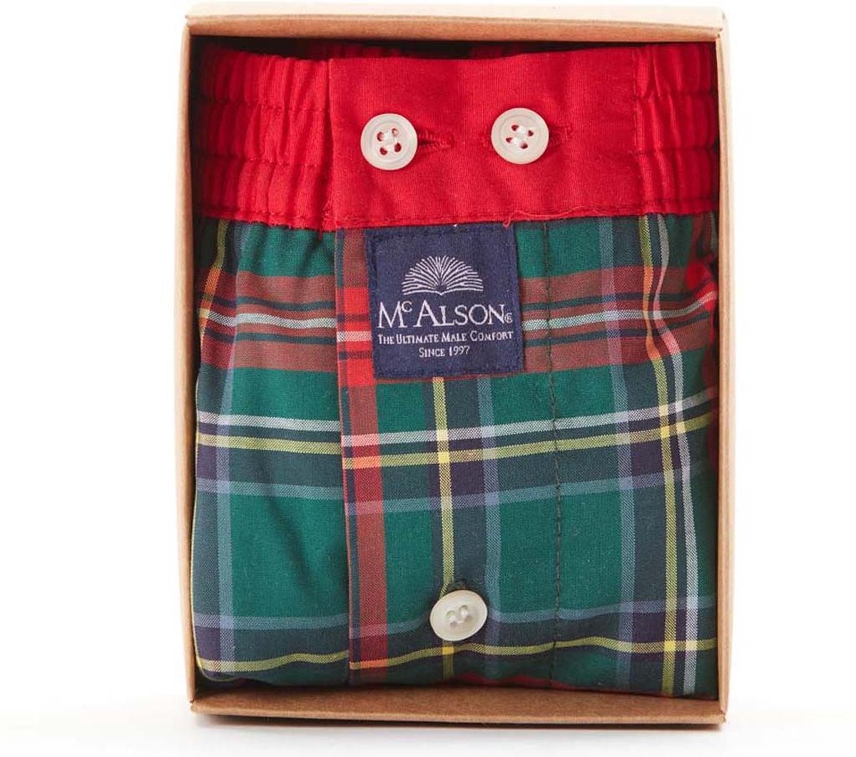 Mc Alson Boxershort met Binnenbroek M4434 - Meerkleurig Fire  - L