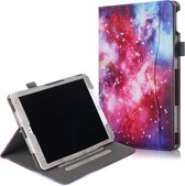 Case2go - Tablet hoes geschikt voor iPad 2021 - 10.2 Inch - Wallet Book Case - Galaxy