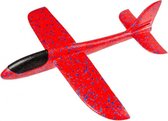 Werpvliegtuig 47 x 49 cm rood