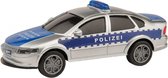 politieauto met licht en geluid 13 cm blauw