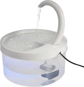 PetHealth® Drinkfontein - Kat/hond drinkfontein - Inclusief filter - Stille fontein - 2 Liter reservoir - LED licht