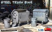 1:35 MiniArt 35636 Steel Trash Bins Plastic kit