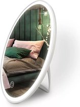 BrightWise® Make Up spiegel met LED-Verlichting Touch-bediening - Opmaakspiegel - Staande spiegel - Kaptafel - Selfie-licht - Spiehel met lampen - Incl. standaard - 16,8 x 23,8 cm