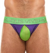 Modus Vivendi - Secret Pleat Jockstrap Paars - Maat XL - Heren Jockstrap - Mannen Ondergoed