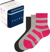 FALKE Happy Giftbox 3-Pack cadeau geschenkset Katoen Multipack Kindersokken Meisjes Jongens veelkleurig - Maat 23-26