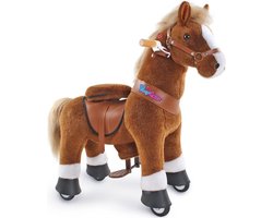 PonyCycle Lichtbruin met witte bles, Groot - Ux424‎‎