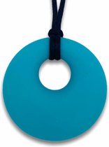 Chewzoo® - Bijtketting Stevig Goedkoop Basic - Kauwketting Cirkel - Lichtblauw