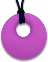 Chewzoo® - Bijtketting Stevig Goedkoop Basic - Kauwketting Cirkel - Oud Roze