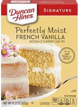 Duncan Hines Signature French Vanilla Cake Mix (15oz/432gr)