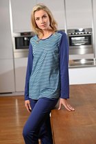 Gestreepte Ringella pyjama blue glass
