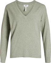 Object Collectors Item OBJTHESS L/S V-NECK KNIT PULLOVER NOOS Dames Trui - Maat M