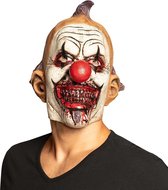 Latex hoofdmasker Evil clown