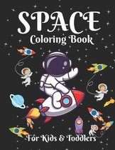 Space Coloring Book For Kids & Toddlers