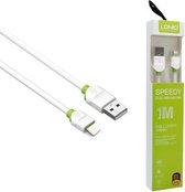 LDNIO 2m Lightning USB kabel 2.4A voor Apple iPhone 12 / 11 / X / XS / XR / MAX / SE / 5 / 6 / 7 / 8 / Plus