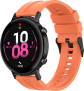 Horlogebandje Geschikt voor Huawei GT2 46MM  - Oranje - Siliconen - Horlogebandje - Polsbandje - Bandjes.nu - Polsband