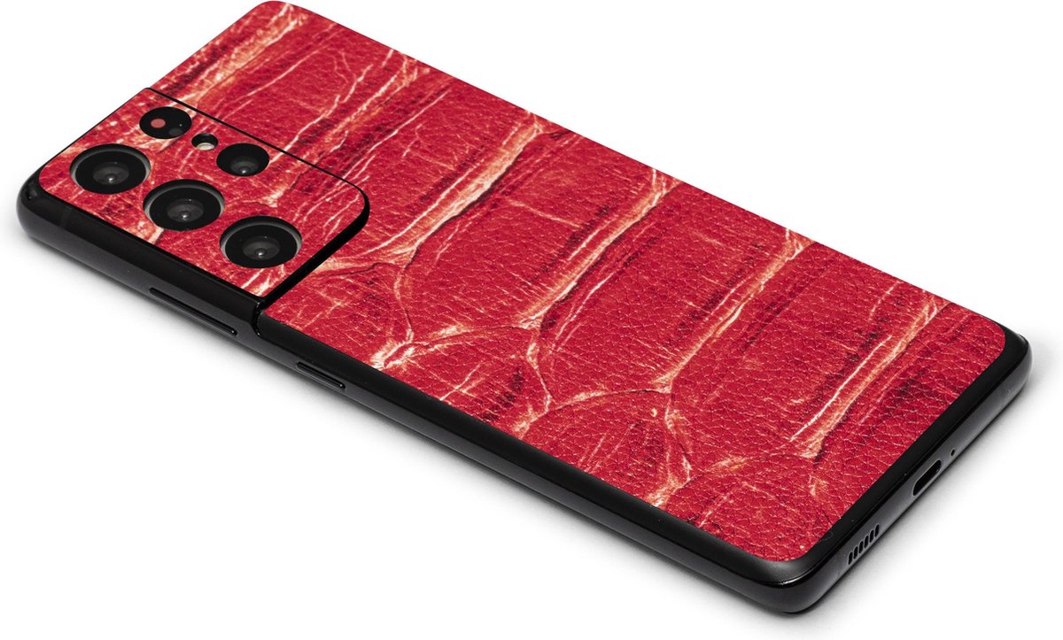 ScreenSafe Skin Galaxy S21 Ultra Satin Rouge Snake