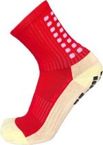 Grip chaussettes enfants football rouge - chaussettes de sport - grip - anti ampoules - compression - amélioration des performances - tennis - running - handball - sports - fitness