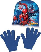 Marvel Muts En Handschoenen Spiderman Junior Polyester Mt 56