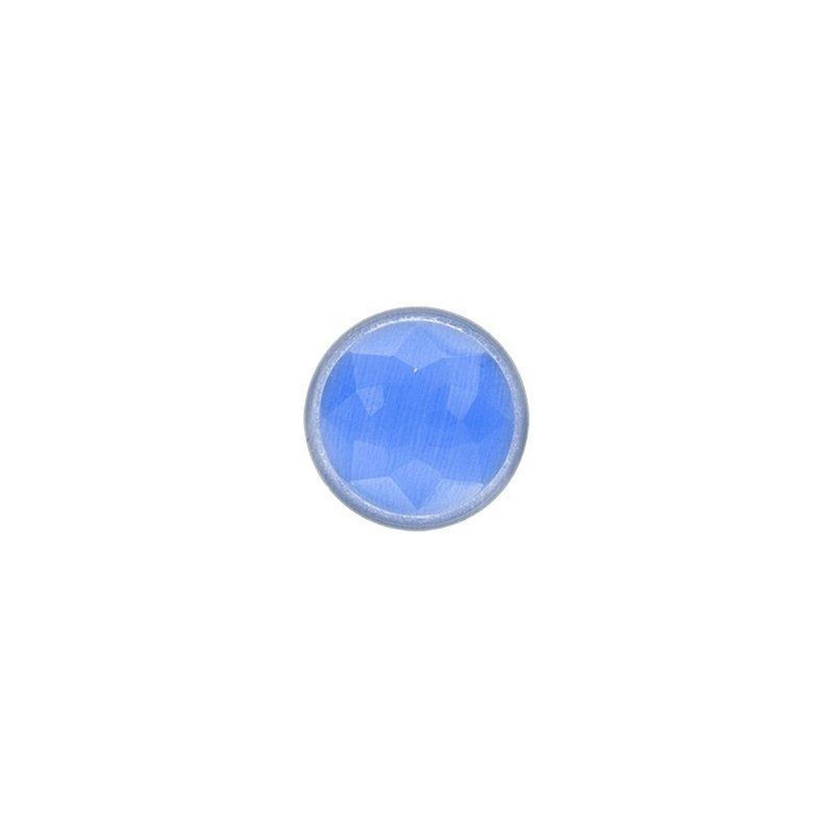 Facetgeslepen Cat’s Eye Blauwe Munt van 14mm