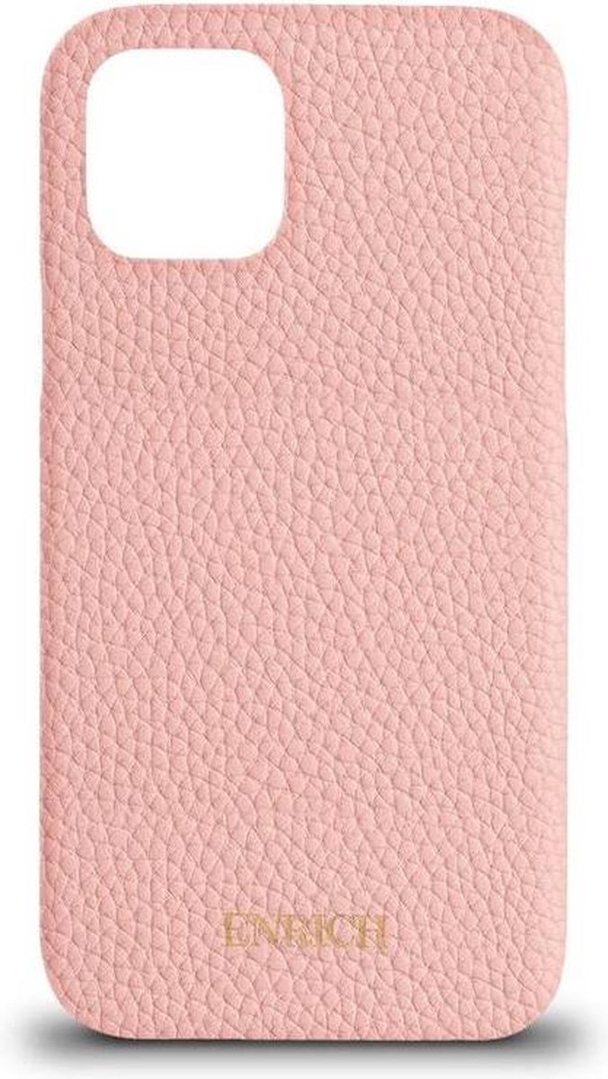 iPhone 12 hoesje Pink Wednesday - Roze Leer - Telefoonhoesje - Back Cover - Phone case