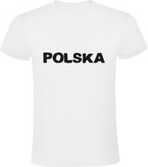 Heren t-shirt |  Polen | Wit