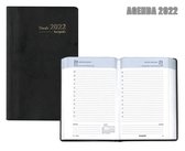 Brepols Agenda 2022 - Trade - Seta gebonden - 7,7 x 12 cm - Zwart