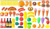 Ariko set etenswaren voor kinderen - keuken - speelgoed eten - Imitatie voeding - 90 stuks