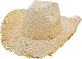 Niltons Strohoed Met Franje 58 Cm Naturel One-size