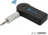 Jumada's Bluetooth Wireless Muziekontvanger - Bluetooth-adapter - Handsfree - Stereo Audio Output - Zwart