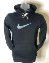 Nike Swoosh Fleece Hoodie Heren - Zwart - Maat XL