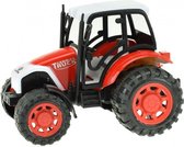 miniatuur tractor 13 cm rood