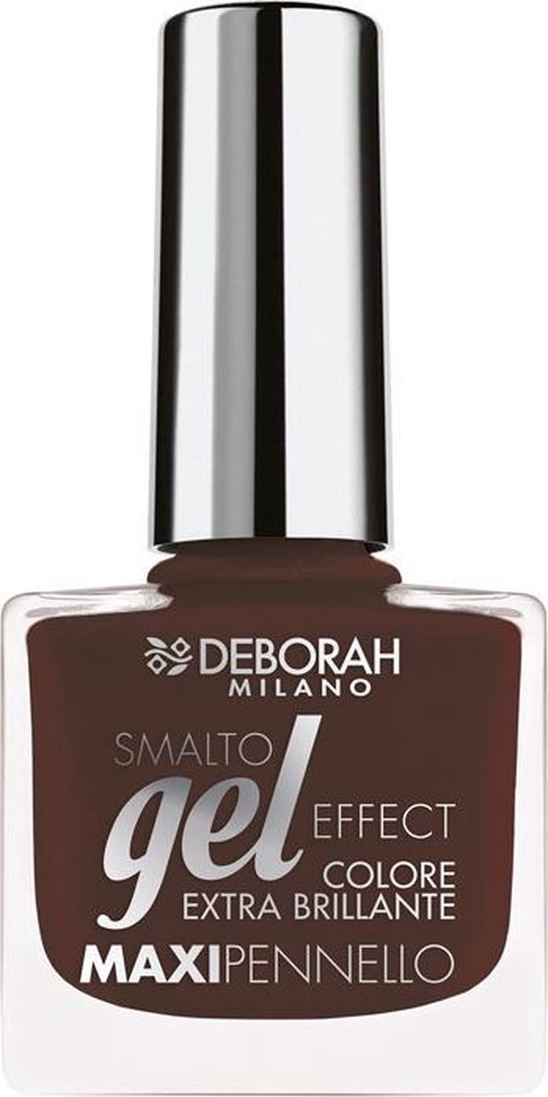 Goedkoopste Deborah Milano Gel Effect nagellak 8,5 ml Bruin Glans