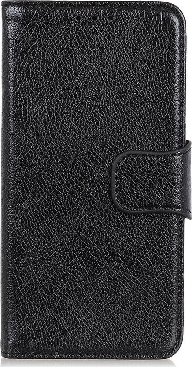 Mobigear Telefoonhoesje geschikt voor Apple iPhone 13 Pro Max Hoesje | Mobigear Classy Bookcase Portemonnee | Pasjeshouder voor 2 Pasjes | Telefoonhoesje voor Pinpas / OV Kaart / Rijbewijs - Zwart