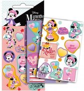 stickervellen Minnie Mouse 20 x 10 cm vinyl 3 stuks /