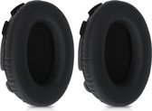 kwmobile 2x oorkussens compatibel met Bose Aviation Headset X / A10 - Earpads voor koptelefoon in zwart