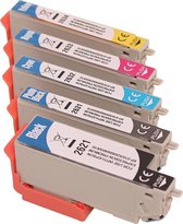 Huismerk Set 5x inkt cartridge voor Epson 26XL XP510 XP520 XP600 XP605 XP610 XP615 XP620 XP625 XP700 XP710 XP720 XP800 XP810 XP820 van ABC