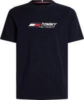 Tommy Hilfiger Sport Logo T-shirt - Mannen - Navy