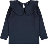 Name-it Meisjes Effen Tshirt Notika Dark Sapphire - 80