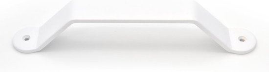 Poignée de porte Barnwoodweb Montana acier laqué blanc 32x228 mm