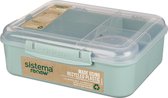 Sistema Renew - Bento Lunchbox - 1,65L - Grijsgroen