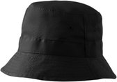 Klassieke zonnehoed unisex zwart