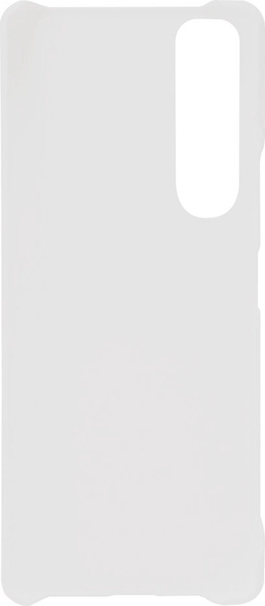 Shop4 - Sony Xperia 5 III Hoesje - Harde Back Case Wit
